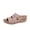 Pink, variant on Green Women'S Wedge Heel Sandals Hollow Out Cut Out Comfortable Cushioned Midsole Non Slip Outsole For Beach Lightweight Breathable Arch Support Size 36