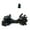 Black SPT-1, variant on EZLS C7 100' Light Socket Stringer, White Strand, SPT-1, 100 Sockets, 12" Spacing