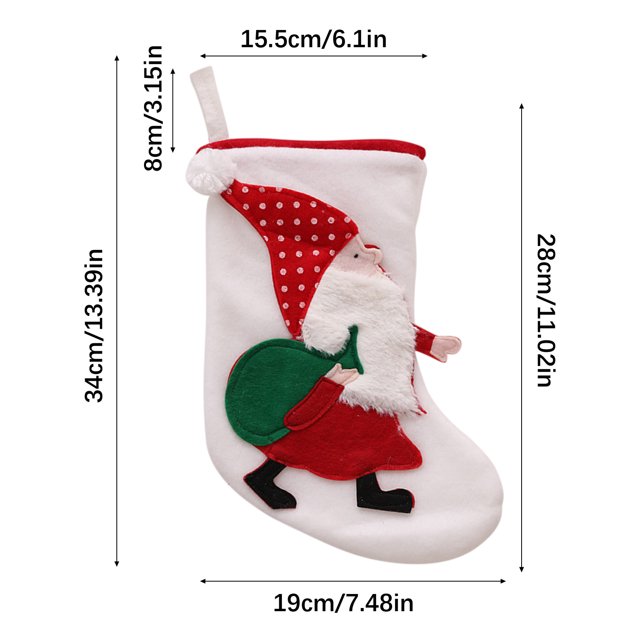 Decoraciones de Navidad para el Hogar Proyectos de Decoración de Navidad: Calcetines de Navidad para Ancianos, Nuevos Calcetines de Navidad, Decoración de Calcetines de Regalo Decoraciones de Navidad