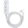 Cordinate 10ft. 3-Outlet Extension Cord, White/Gray ??? 39624 - Walmart.com