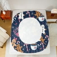 thumbnail image 5 of Manfei Kawaii Gingerbread Full Size Sheets 4pcs, Coffee Milk Tea Sled Bed Sheets, Merry Christmas Sheet Sets, Luxury Bedroom Decor, 5 of 7