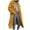 Yellow, variant on gbyLJF Women's Classic Double Breasted Long Wool Pea Coat Fashion Winter Trench Coat Fashion Old Women Plus Size Casual Overcoat