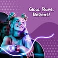 thumbnail image 3 of Windy City Novelties 8" Purple Glow Stick Bracelets - Bulk 50 Pack for Summer Parties, Festivals & Nighttime Celebrations, 3 of 6