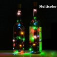 thumbnail image 2 of Prettyui 20 LEDs Solar Powered Wire Lights Wine Bottle Lights with Cork Fairy String Light for DIY Party Halloween Christmas Wedding Decoration, 2 of 5