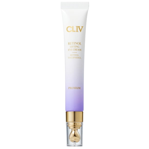 CLIV Retinol Lifting Eye Cream Crema nutritiva para masaje de ojos Remedio rápido para bolsas de ojos Solución de colágeno auténtico cuidado de la piel coreano (0.67 fl oz (paquete de 1))
