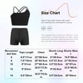thumbnail image 5 of vastwit Girls 2 Piece Swimsuit Solid Colour Bathing Suit Tankini Outfits Swim Trunks with Tops Set Lavender&Black 10, 5 of 5
