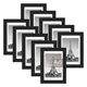 thumbnail image 1 of Marco de fotos Upsimples, juego de 10 unidades para fotografías de 4 x 6 pulgadas, color negro, 1 of 6