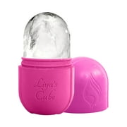 Liyas Facial Ice Cube, Gua Sha Face Massager, Face Roller For Anti-Aging and Anti-Acne,Pink