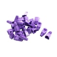 thumbnail image 1 of 25 Pcs Purple Network Cable RJ45 Strain Relief Boots Cover Cap Connectors, 1 of 1