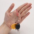 thumbnail image 5 of Uxcell 100Pcs Lobster Clasp Cords Clasp Strap Lanyard Charm Short Finger Rope for Cellphone Cases Keychain Black, 5 of 6