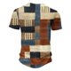 thumbnail image 5 of Camisas de Manga Larga para Hombres Casual Impreso Poliéster Botón Abajo Blusa, Cuello Redondo para el Uso Diario, Al Aire Libre Y de Fiesta, 5 of 5
