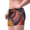 thumbnail image 4 of Daiia Abstract Pattern Penguin Men's Underwear Boxer Briefs, Cotton Stretch Moisture-Wicking Underwear-Large, 4 of 9