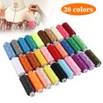 thumbnail image 1 of Assortiment de Fils à Coudre Bobine 30 Couleurs 250 Verges Chacun Fil Polyester Trousse de Couture Fil Polyester Tout Usage pour Couture à la Main et à la Machine, 1 of 7