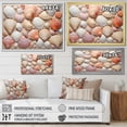 thumbnail image 4 of Designart "Seashell Contemporary composition" Animals Floater Framed Canvas Art Print, 4 of 7