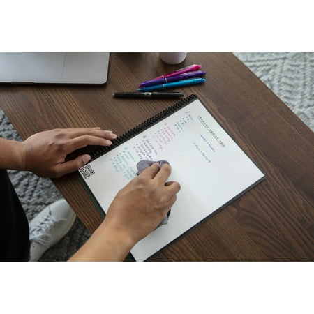 Rocketbook - Fusion Smart Reusable Notebook 7 Page Styles 8.5" x 11" - Infinity Black