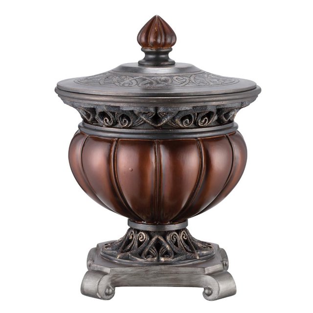 Collection Romaine Bronze 12"H - Boîte Décorative