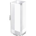 thumbnail image 2 of CiaoHER 2in Thickness Solid Acrylic Cube Display Block Clear Polished Pedestal Stand Riser Solid Base 2" x 2" x 6", 1 Pack, 2 of 6