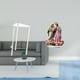 thumbnail image 2 of Mesita de noche,Mesa auxiliar de acrílico transparente,mesa auxiliar transparente de 2 niveles,Letrero de mesa,Decoración de escritorio acrílica Rincón festivo Decoración del, 2 of 8