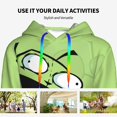 thumbnail image 6 of Invader Zim Sweatshirt For womens Fashion Hoodies Pullover Athletic Daily Hoody Hooded Clothing Gift X-Large, 6 of 8