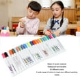 thumbnail image 4 of Acrylic Paint Marker Pens, 24 Colors Acrylic Paint Pens Smoothly Writing High Coverage  For Kids For, 4 of 8