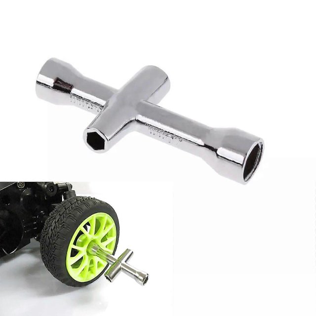 2pcs 4mm 5mm 55mm 7mm Cross Wrench Hex Socket Repair Tools For Traxxas 1/10 Hsp Tamiya Hpi Kyosho Rc Car D90 Scx10 Rc Crawler