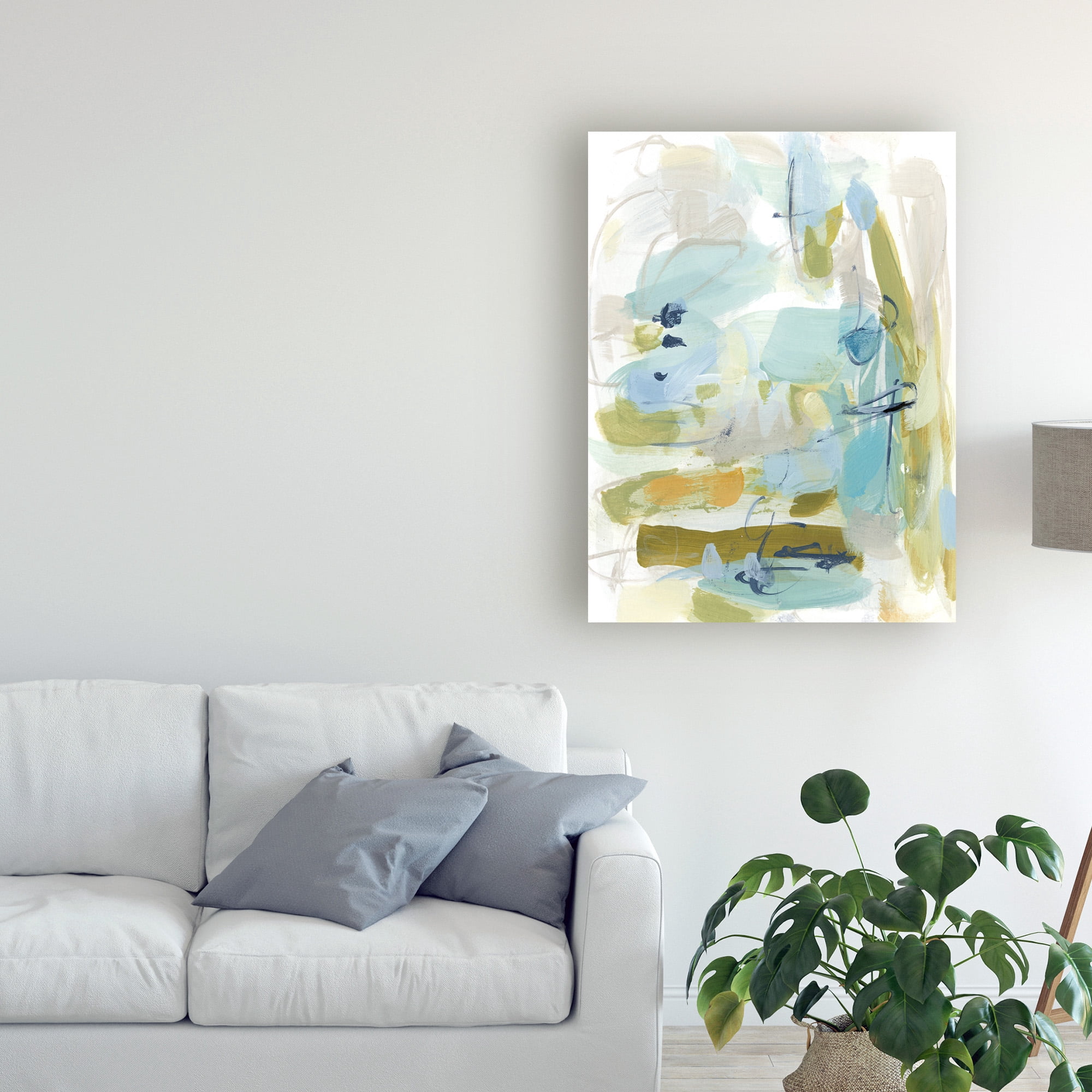 Trademark Fine Art 'Reflecting Abstract' Canvas Art by Christina Long