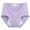 Purple, variant on Odeerbi Women's Period Underwear Menstrual Postpartum Absorbent Panties Teens Girls Leak Proof Cotton Briefs Plus Size Solid Color Soft Breathable Underwear