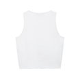 thumbnail image 5 of Womens Sleeveless Cropped Sweater Vest Summer Trendy Knit Crop Tank Tops Crewneck Button Y2K Going Out Top White M, 5 of 9