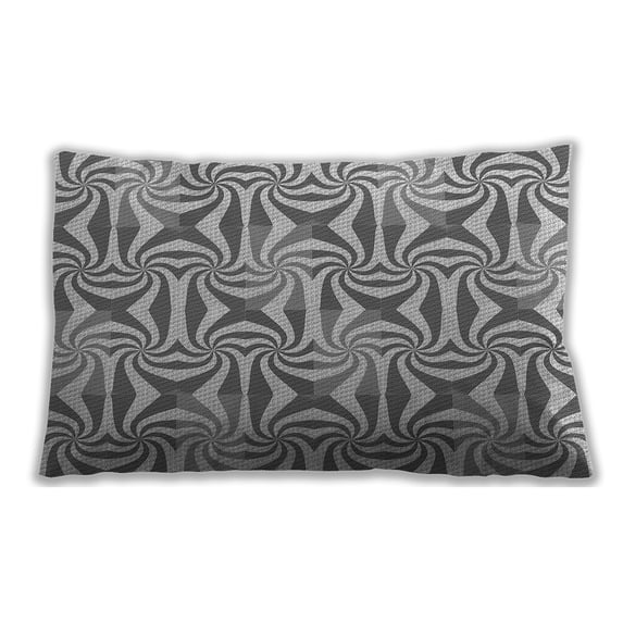 Ahgly Company Outdoor Rectangular Contemporary Lumbar Throw Pillow, 13 inch by 19 inch