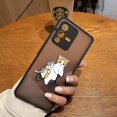 thumbnail image 3 of Matte Case for VIVO V25 V23E V23 V21 V20 V19 V17 V15 V11 Z1 Z6 T1 S16 PRO 5G Case Funda Capa Shell Cute Cat Cartoon Illustration, 3 of 5