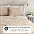 thumbnail image 2 of Honeycomb Waffle Garment Washed 3-Piece Cotton Quilt Set, Full/Queen, Cappuccino, 2 of 7