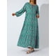 thumbnail image 3 of Txlixc Vestido Largo con Estampado Geométrico para Mujer, Vestido Suelto de Manga Larga con Escote en V para Primavera, Verano Txlixc Moda, 3 of 9