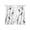 Black White, variant on Navy Blue Branches Birds Sheer Curtains 45 Inch Length 2 Panels Set Window Treatments, Abstract Forest Silhouettes Rod Pocket Semi Curtains for Living Room/Bedroom/Kitchen Décor, 104"W x 45"L