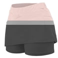 thumbnail image 3 of Pantalones Cortos Atléticos de Mujer de Cintura Alta Pantalones Ligeros de Impresión Delgados con Bolsillos, 3 of 5