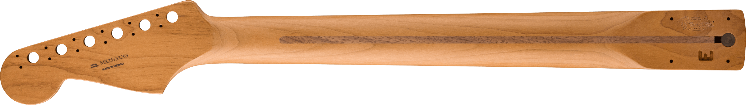 Fender Satin Roasted Maple Stratocaster Flat Oval Shaped Neck, Maple Fingerboard