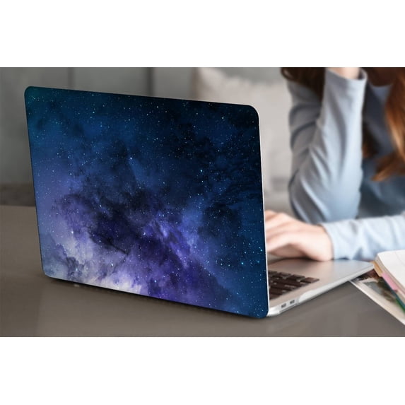 KSK KAISHEK Hard Protective Shell Case Cover Compatible Newest MacBook Pro 15 inchs with Touch Bar + Black Keyboard Cover Model: A1990&A1707 (Galaxy A 0097)