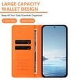 thumbnail image 3 of Leather For iPhone 11 Pro Max, RFID Blocking Protection, Playful Cats Embossed Flip Wallet Leather Case With Card Holder Magnetic Closure  Phone Cases Cover,Orange,For iPhone 11 Pro Max, 3 of 7
