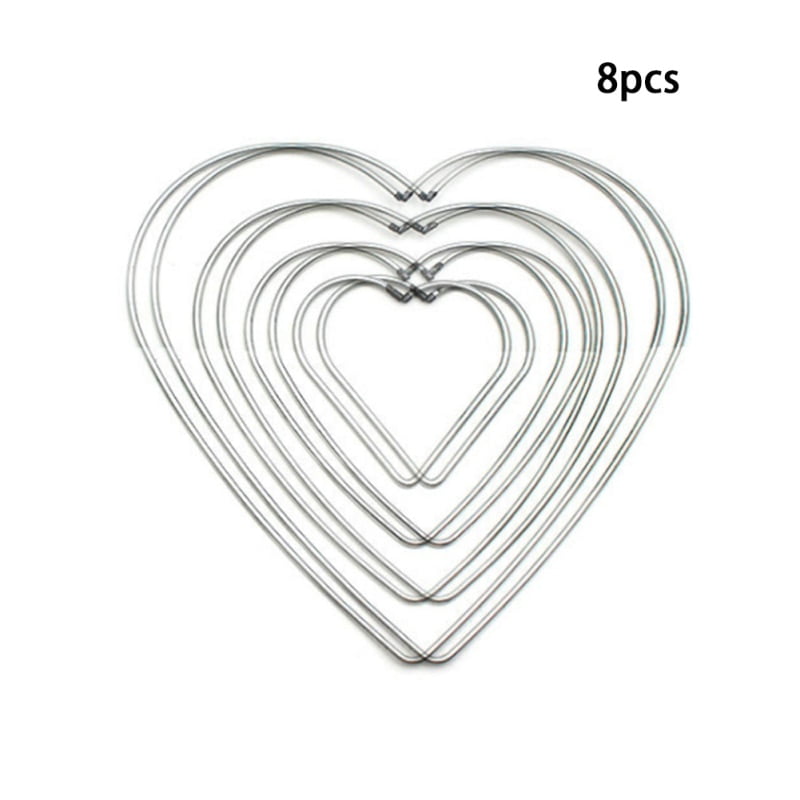 Details about   Set of 6 Clear Plastic Heart Ornaments DIY Craft 3 Inches