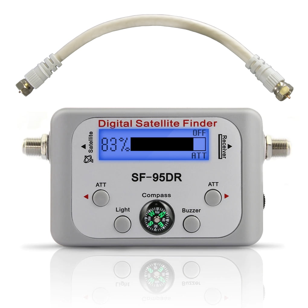 Digital Satellite Finder Meter for DirecTV SF95DR Backlit Plug and Play
