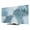Teal, Blue, White, variant on Indoor TV Cover 50 Inch, Grey Palm Leaves Elastic Monitor Dust Covers for Television, Desktop Computer Summer Botanical Tropical Leaf Dustproof Fitted TV Cover for Inside 43.6"L x 24.5"H
