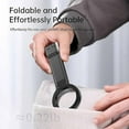 thumbnail image 6 of Magnetic Phone Tripod for iPhone, Ma38 Portable Phone Holder Mini Tripod for Magsafe, Ma 38 Aluminium Double-Sid Stand with Strong Magnets & Foldable Hook, 180° Rotation Cold Shoe Mount Silver 2PCS, 6 of 7