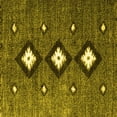 thumbnail image 1 of Ahgly Company Indoor Square Abstract Yellow Contemporary Area Rugs, 7' Square, 1 of 4