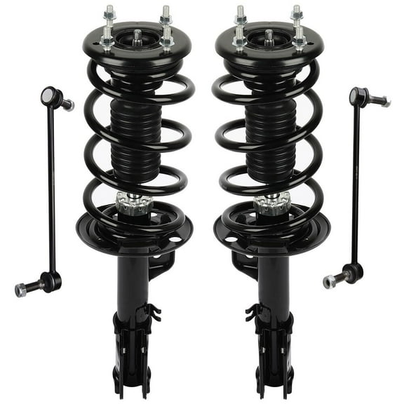 SCITOO Strut Shock for 2013-2017 for Ford Explorer Front Complete Strut Spring Assembly Stabilizer Bar Link Kit 4PCS