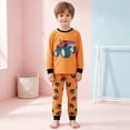 thumbnail image 2 of UAYOTSE Boys Long Sleeve Pajama Set Motorcycle Monster Truck Graphic 2‑Piece Boys Sleep Set Size 4-5 Years, 2 of 9