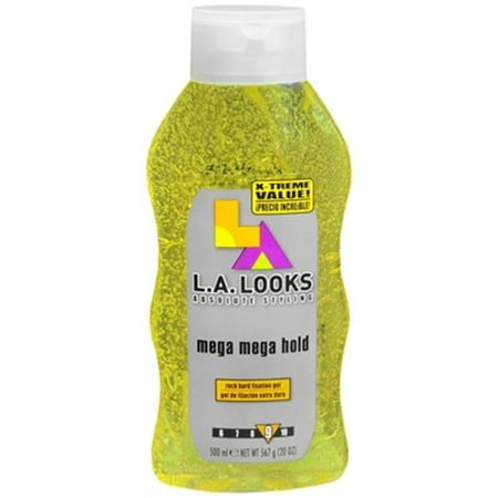 L.A. LOOKS Styling Gel Mega Mega Hold 20 oz (Pack of 6 ...