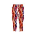 thumbnail image 5 of Independence Day Yoga Capris for Womens High Waisted Put On Strech Leggings Usa Flag Star Printed Patriotic Sweatpants Tummy Control Pants Workout Running Gym Yoga Pants, 5 of 5