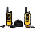 thumbnail image 2 of DeWalt DXFRS300 Talkies-Walkies Robustes avec Casques de Surveillance (4 Radios) - Radios Bidirectionnelles à Longue Portée, Étanches, Résistants aux Chocs, 2 of 5