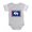 Heather Gray, variant on CafePress - Flag Of Wyoming - Cute Infant Baby Football Bodysuit