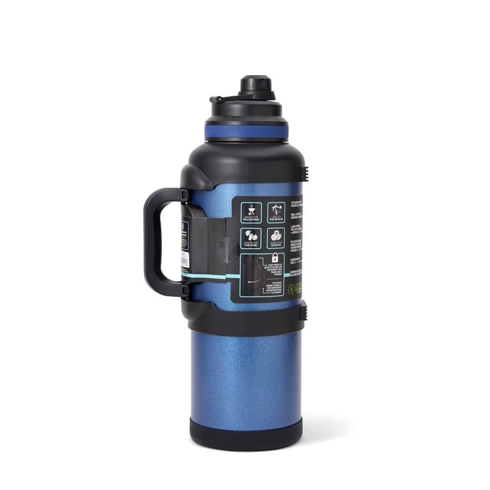 TAL Stainless Steel Zeus Water Bottle 3 Liter, Navy Blue