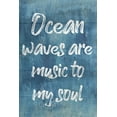 thumbnail image 2 of Phillip, Jamie 17x24 Black Ornate Wood Framed with Double Matting Museum Art Print Titled - Waves, 2 of 4